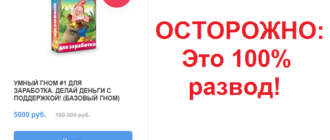 Умный гном для заработка #1 – осторожно это развод